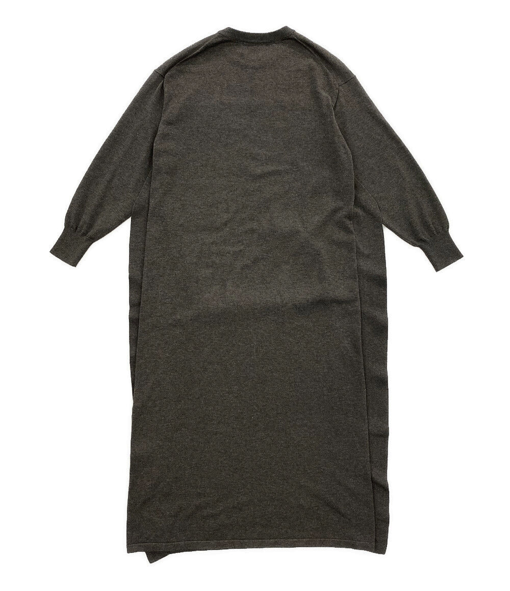 CLANE 長袖ワンピース グレー 19106-1331 レディース SIZE 2 クラネ