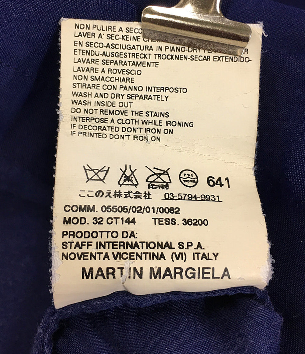 メゾンマルジェラ 半袖ワンピース ネイビー プリント      レディース SIZE 40  Maison Margiela