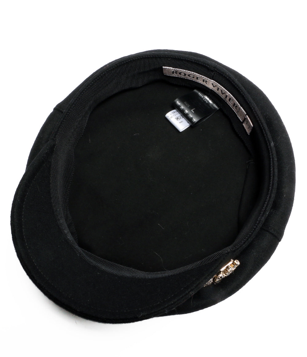 roger vivier キャスケット ハンチング ワークキャップ REWH0140100580 レディース SIZE Ｌ ロジェヴィヴィエ