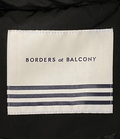 ボーダーズアットバルコニー ダウンコート ブラック      レディース SIZE 36  BORDERS at BALCONY