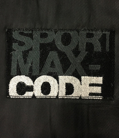SPORT MAX ジャケット ブラック ファー付き レディース SIZE 40