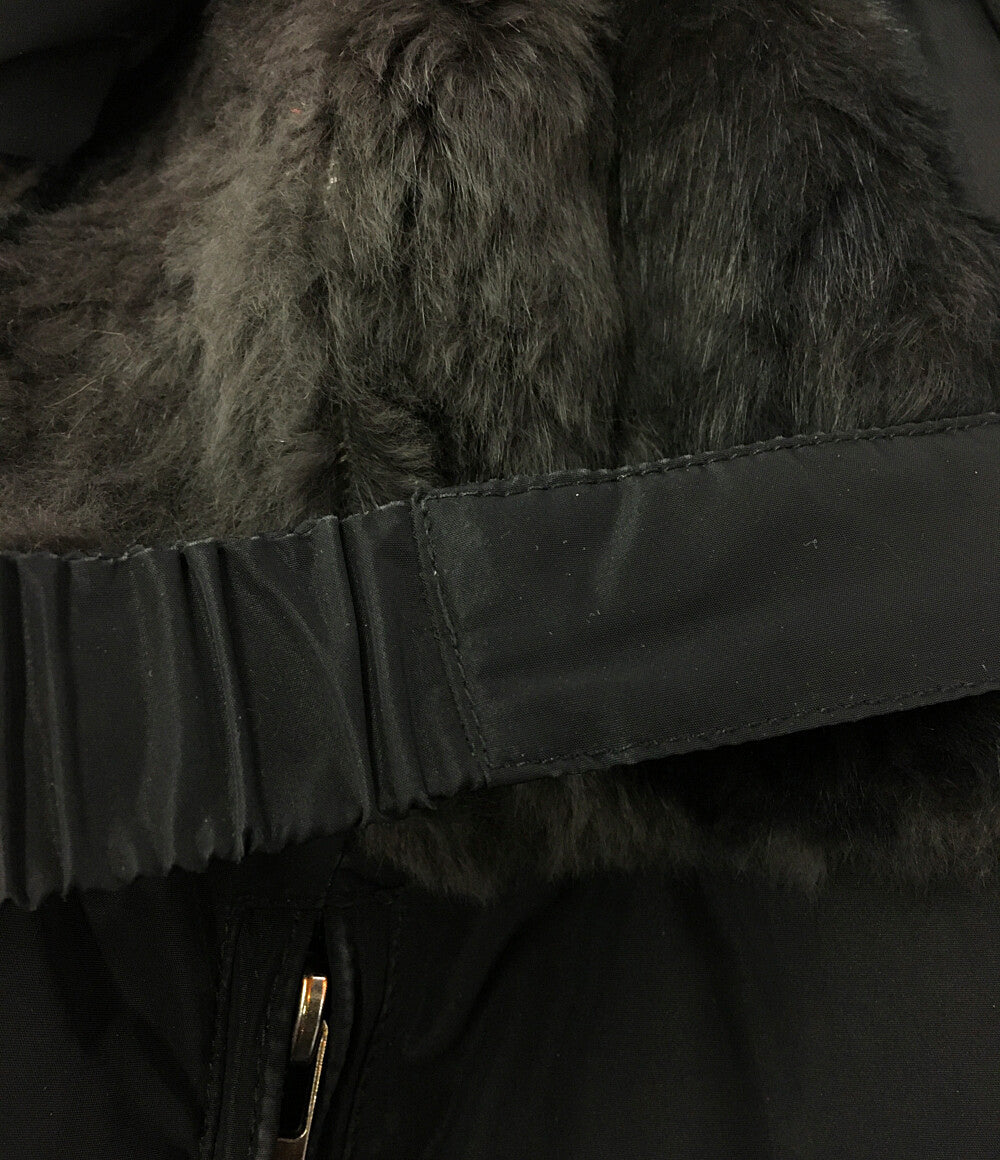 SPORT MAX ジャケット ブラック ファー付き レディース SIZE 40