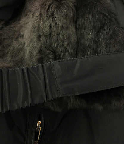 SPORT MAX ジャケット ブラック ファー付き レディース SIZE 40