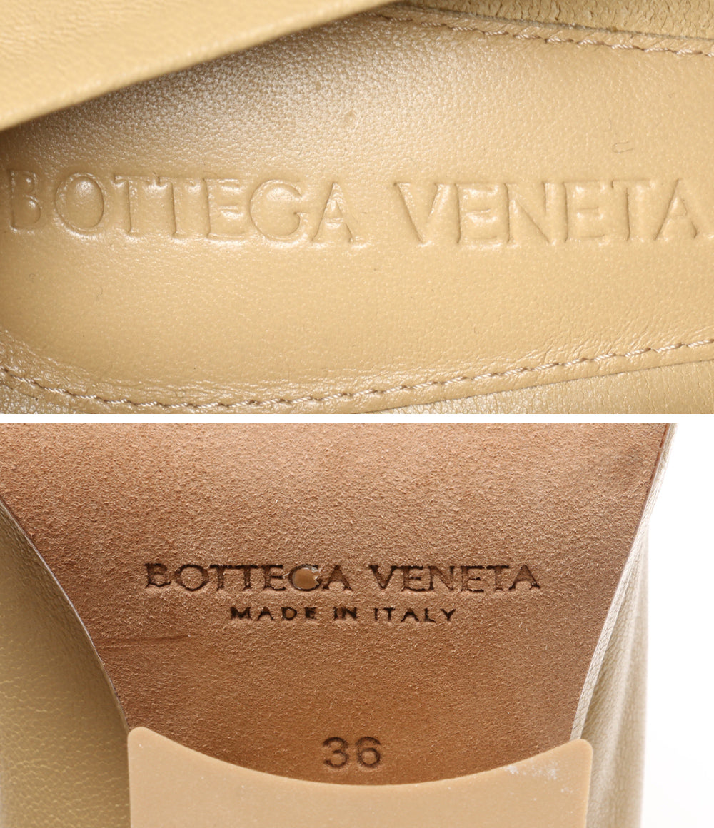 ボッテガヴェネタ  パンプス レザーパンプス オープントゥ       レディース SIZE 36  BOTTEGA VENETA