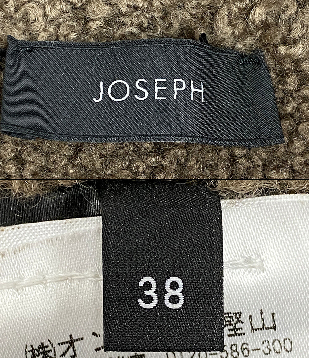 ジョセフ  コート リアルムートン ブラウン       レディース SIZE 38  JOSEPH