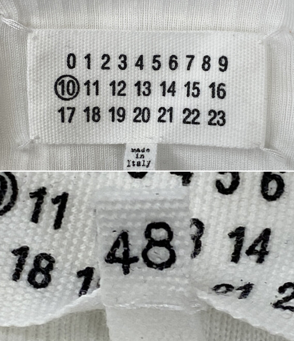 メゾン マルジェラ 長袖Ｔシャツ ホワイト      メンズ SIZE 48  Maison Margiela