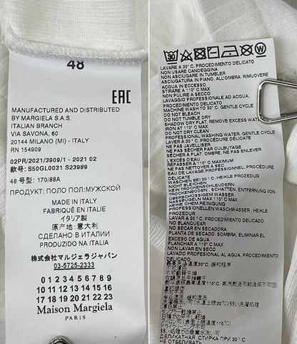 メゾン マルジェラ 長袖Ｔシャツ ホワイト      メンズ SIZE 48  Maison Margiela