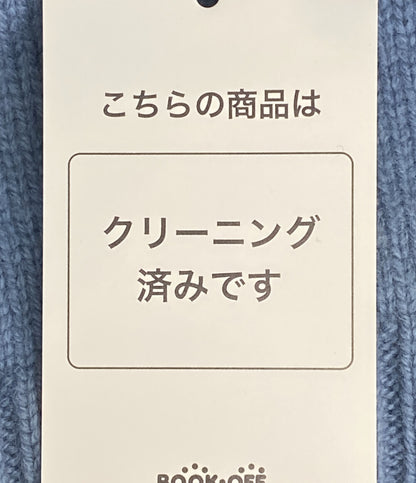 CINOH チノ ニット オーバーサイズウールニット スモーキーブルー レディース SIZE 48