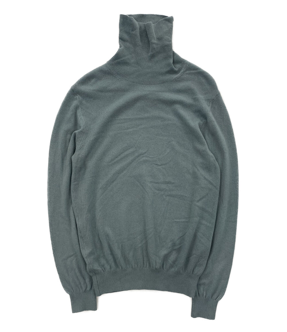 SLOANE スローン ニット ハイネック ブルー レディース SIZE 4