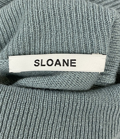SLOANE スローン ニット ハイネック ブルー レディース SIZE 4