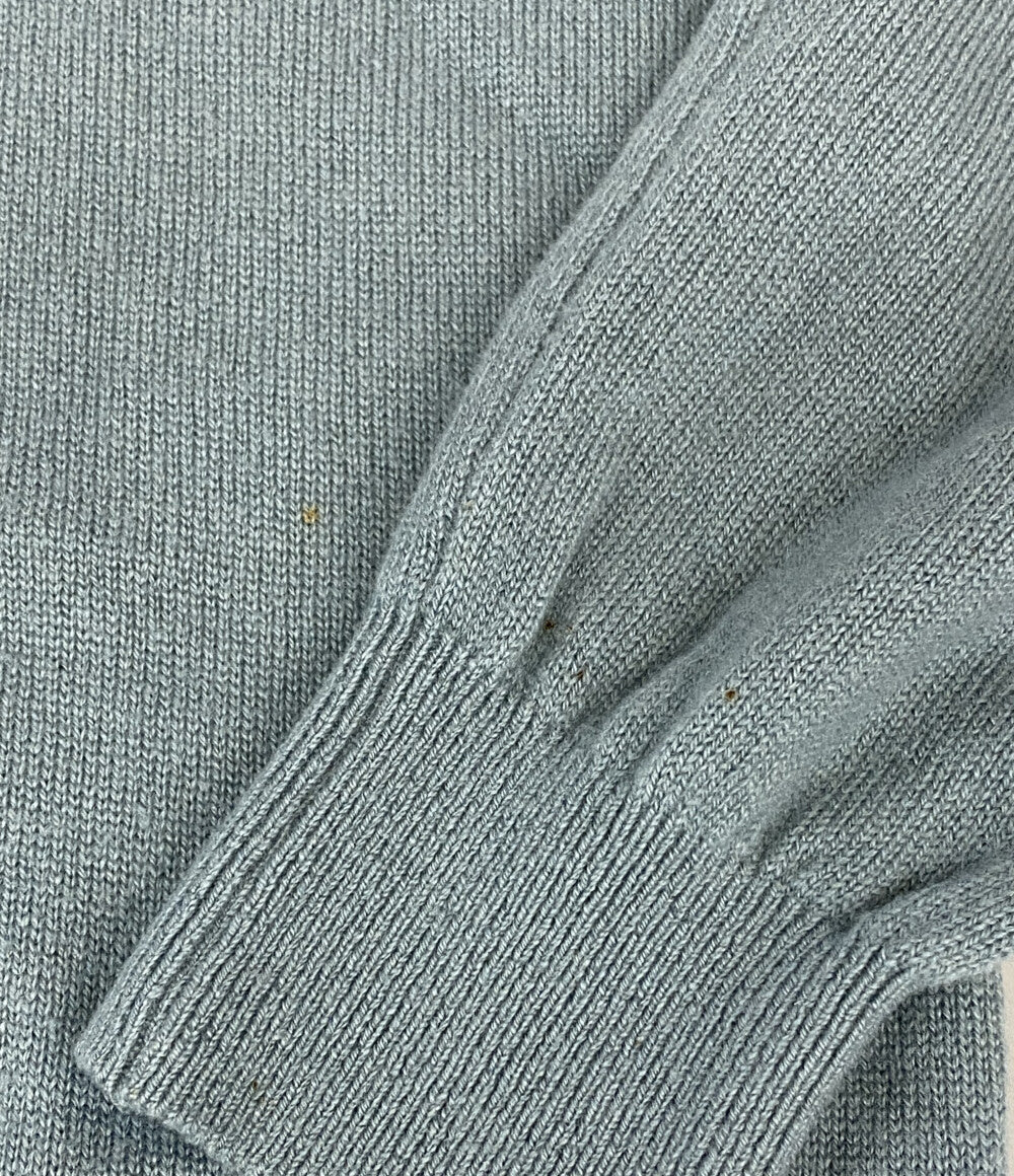 SLOANE スローン ニット ハイネック ブルー レディース SIZE 4