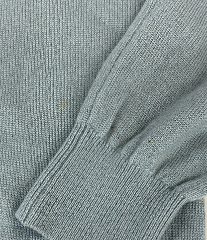 SLOANE スローン ニット ハイネック ブルー レディース SIZE 4
