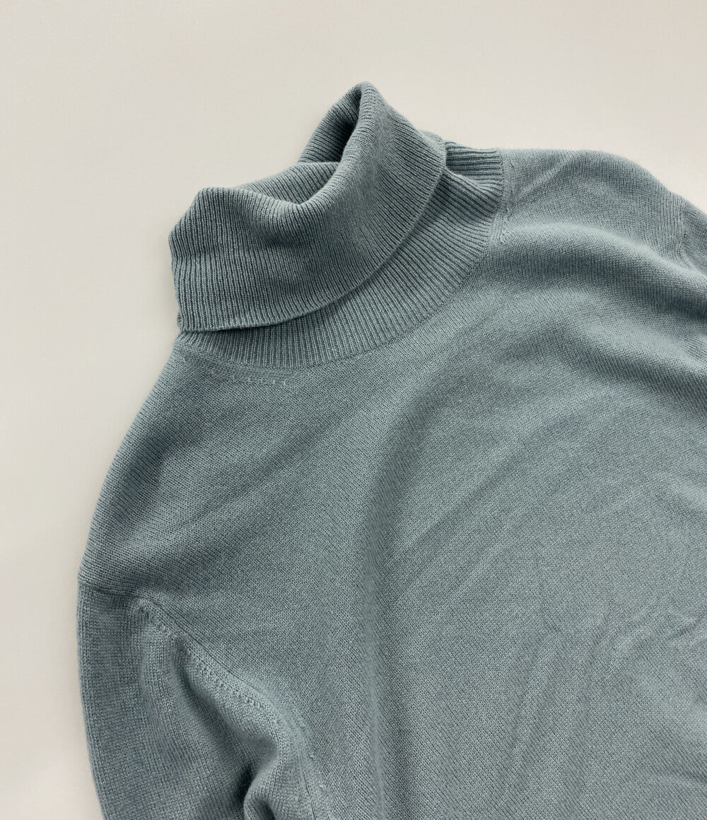 SLOANE スローン ニット ハイネック ブルー レディース SIZE 4