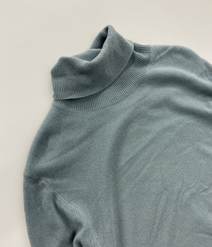 SLOANE スローン ニット ハイネック ブルー レディース SIZE 4