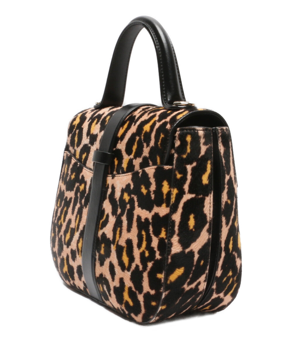 Roger Vivier ハンドバッグ レオパード ハラコ レディース ロジェヴィヴィエ