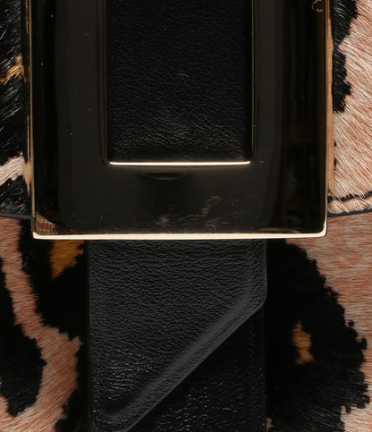 Roger Vivier ハンドバッグ レオパード ハラコ レディース ロジェヴィヴィエ