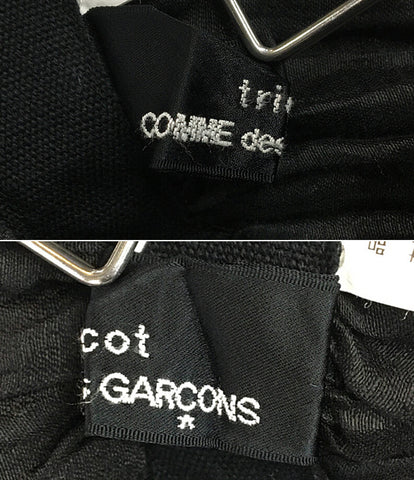 コムデギャルソン  スカート tricot ブラック リネン     TG-S026 レディース SIZE M  COMME des GARCONS