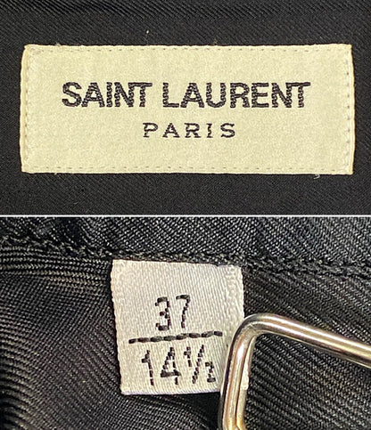 サンローラン  長袖シャツ チェック レッド      メンズ SIZE 37  Saint Laurent