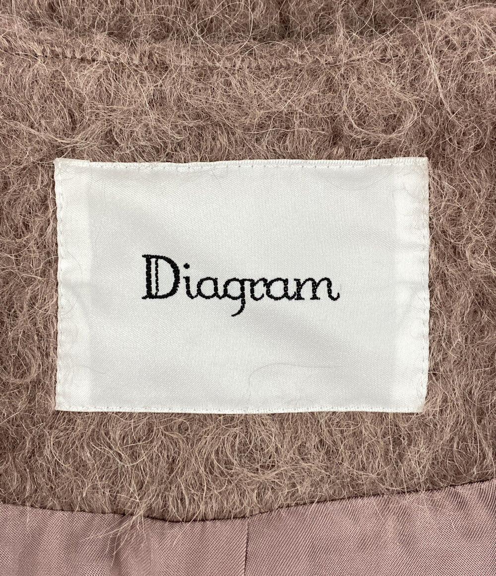 Diagram GRACE CONTINENTAL グレースコンチネンタル コート ガウン ピンク レディース SIZE 36