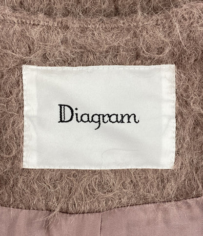 Diagram GRACE CONTINENTAL グレースコンチネンタル コート ガウン ピンク レディース SIZE 36