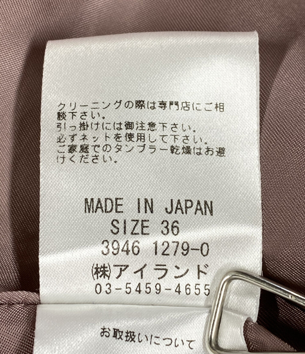Diagram GRACE CONTINENTAL グレースコンチネンタル コート ガウン ピンク レディース SIZE 36