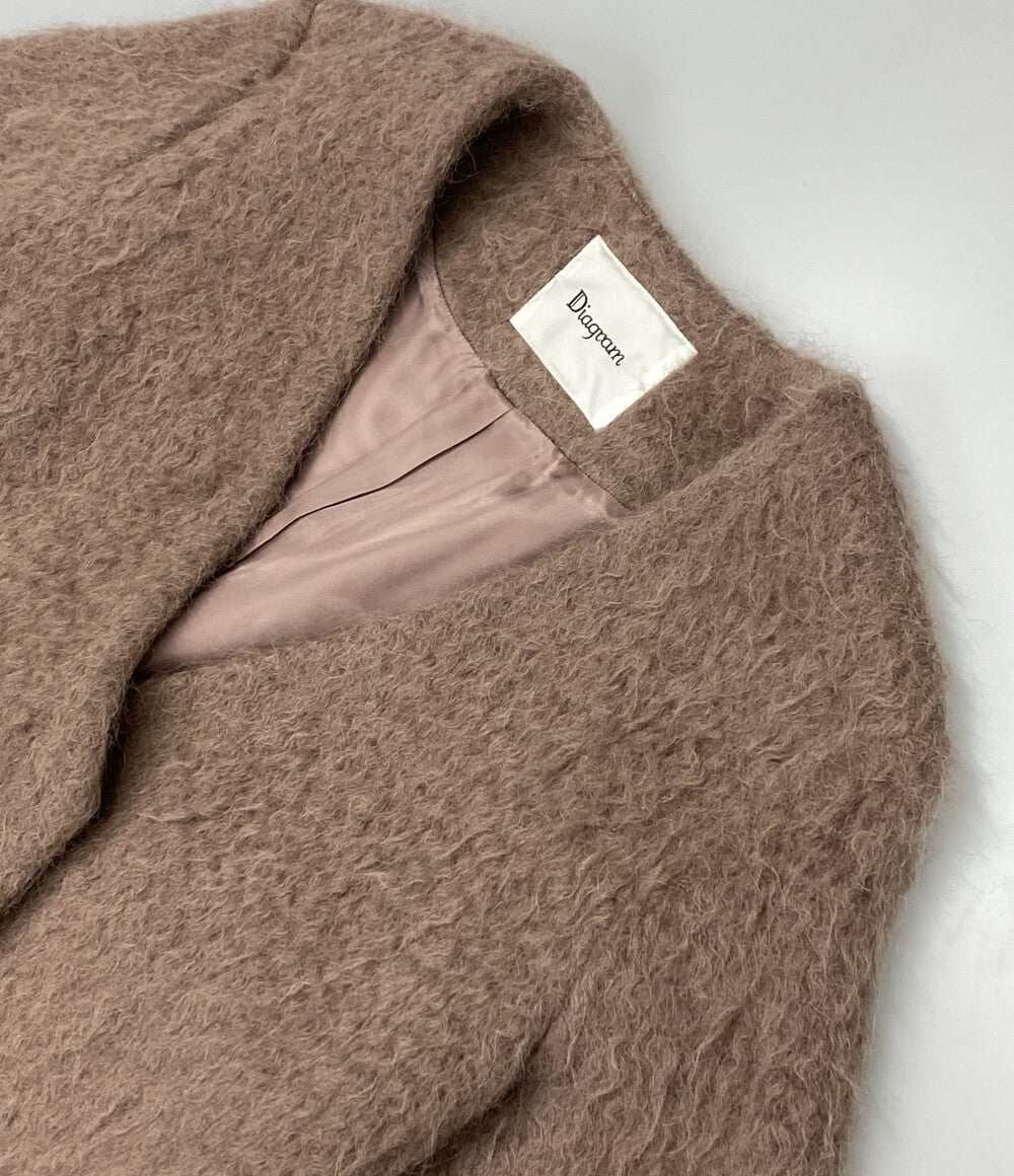 Diagram GRACE CONTINENTAL グレースコンチネンタル コート ガウン ピンク レディース SIZE 36