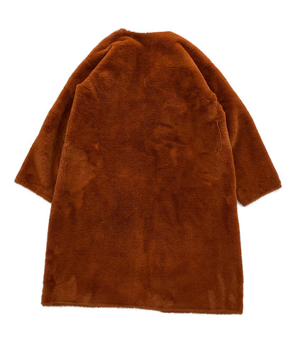 CASA FLINE カーサフライン ファーガウンコート テラコッタ レディース SIZE F