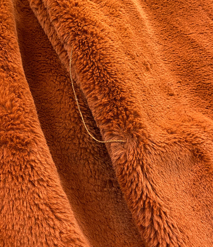 CASA FLINE カーサフライン ファーガウンコート テラコッタ レディース SIZE F