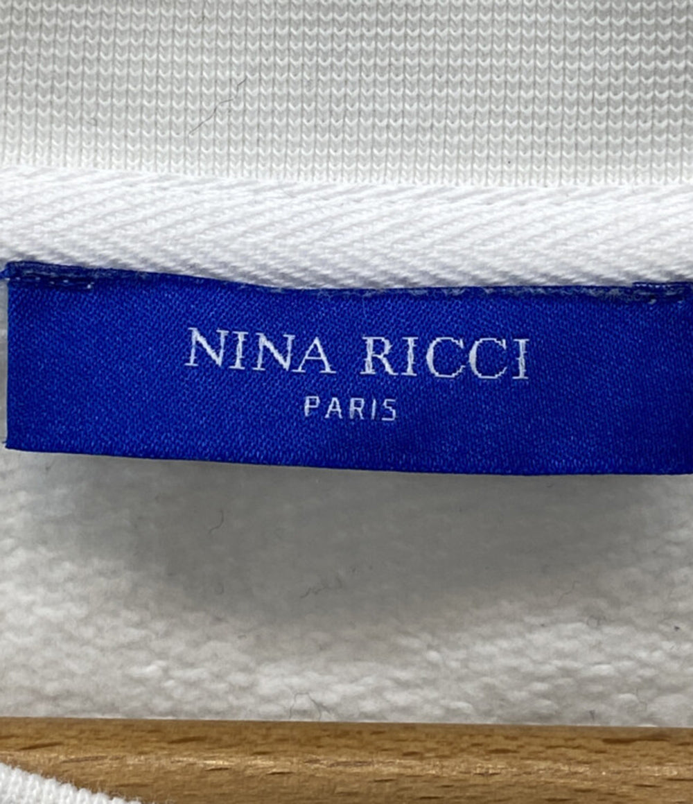 ニナリッチ  スウェット ホワイト ロゴ      レディース SIZE S  NINA RICCI