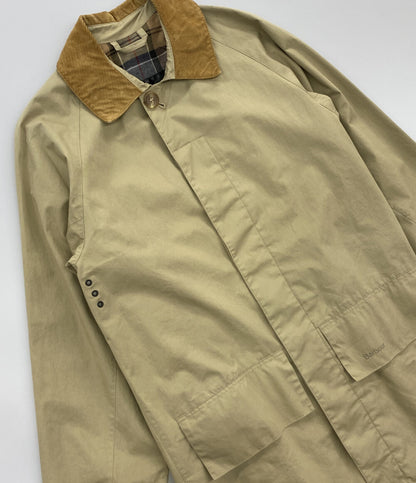 バブアー  ステンカラーコート ベージュ 首コーデュロイ      レディース SIZE XS  BARBOUR