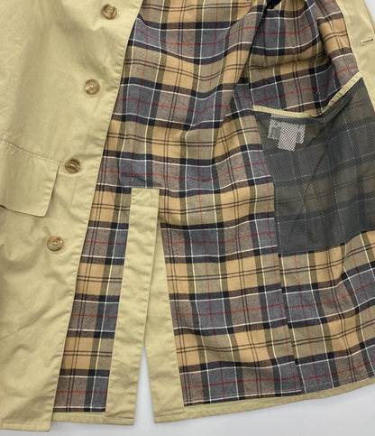 バブアー  ステンカラーコート ベージュ 首コーデュロイ      レディース SIZE XS  BARBOUR