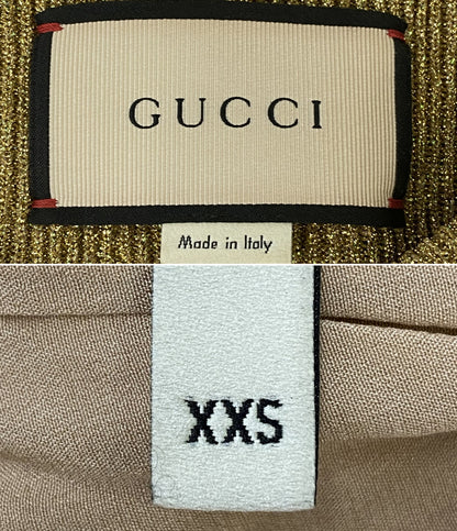 グッチ  スカート ゴールド レッドスパンコール      レディース SIZE XXS  GUCCI