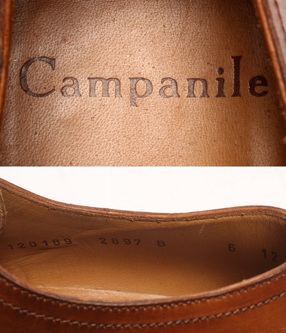 Campanil ドレスシューズ ブラウン モックトュー 120189 メンズ SIZE 6 カンパニーレ