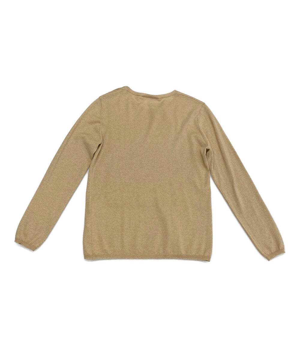 マックスマーラ  ニット カシミヤシルクブレンド ベージュ      レディース SIZE M  MAX MARA