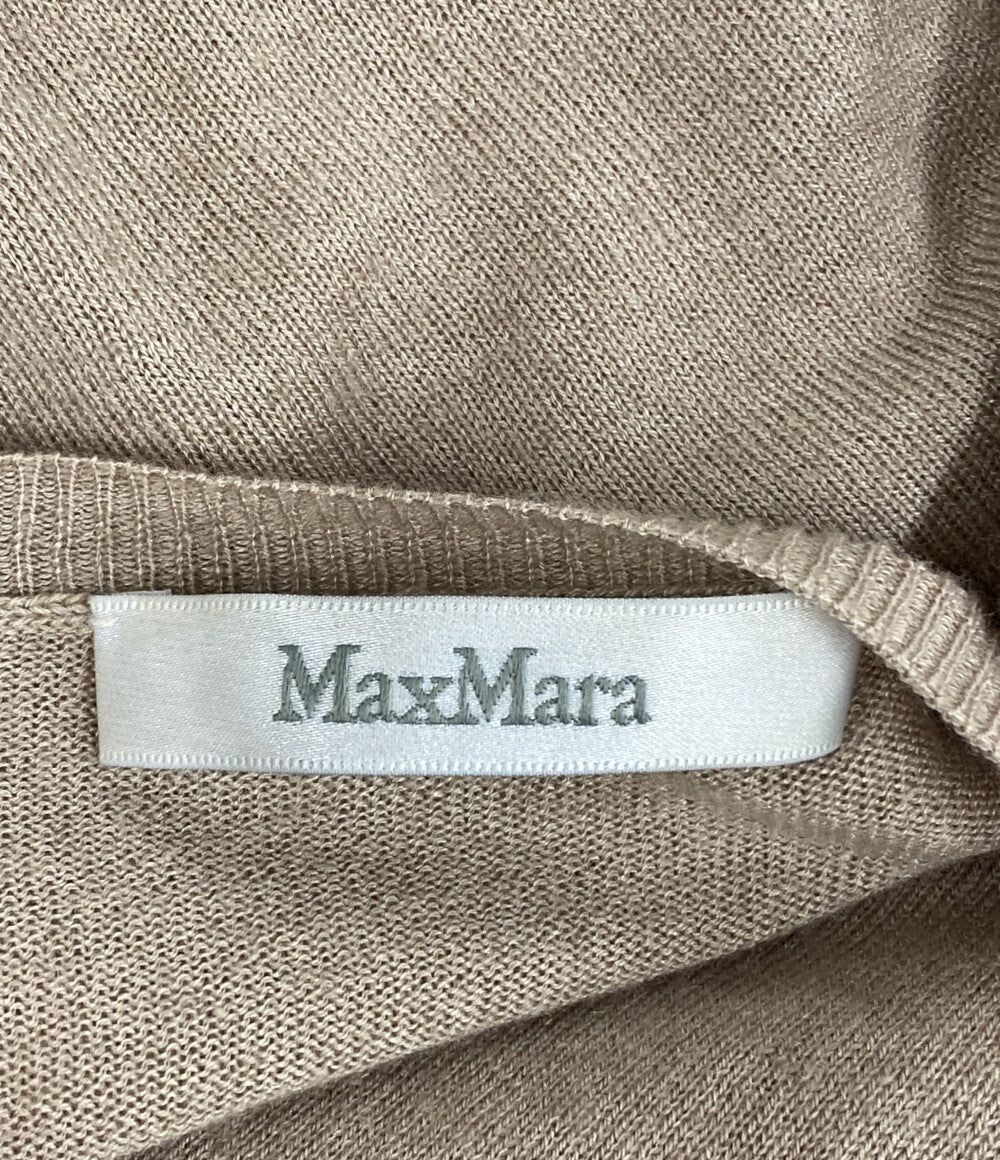 マックスマーラ  ニット カシミヤシルクブレンド ベージュ      レディース SIZE M  MAX MARA