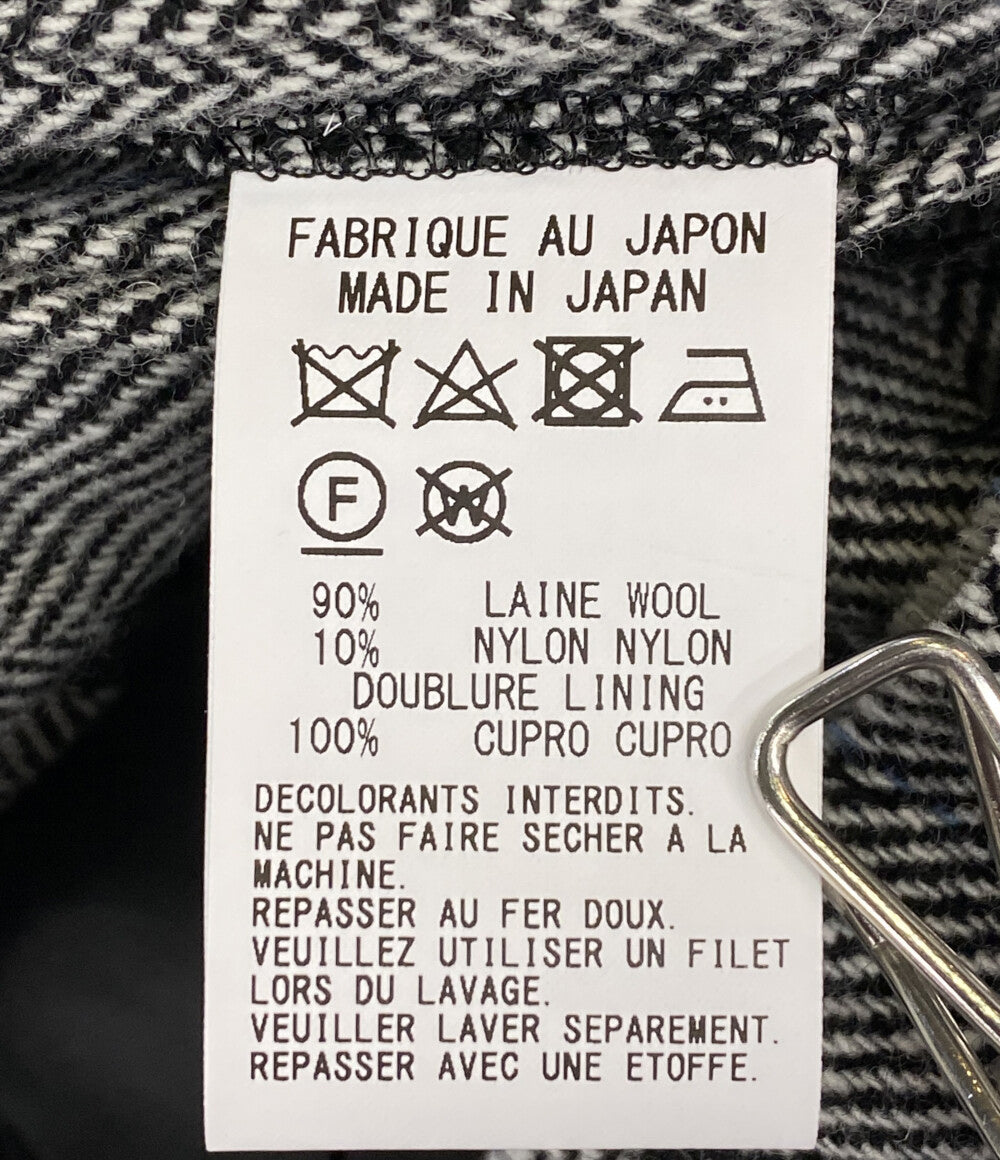 ワイズ チェスターコート ヘリンボーン アシンメトリー YJ-J03-110 メンズ SIZE 1 Y’s