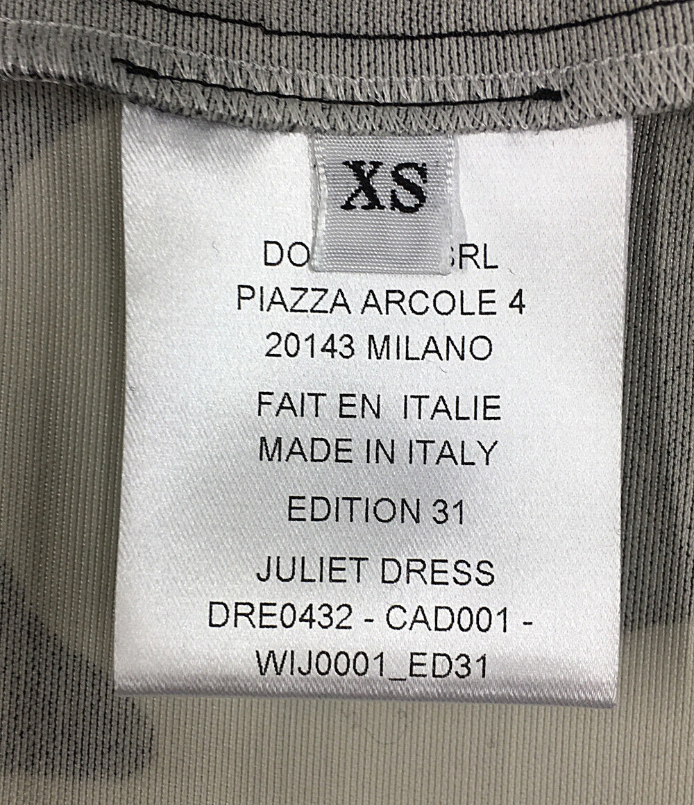 美品 ラダブルジェイ 長袖ワンピース ブラック      レディース SIZE XS  la dobuleJ