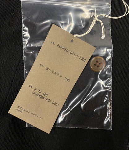 COMME des GARCONS HOMME PLUS エステルシンプルパンツ ブラック 2024SS PM-P0404 メンズ SIZE XS コムデギャルソンオムプリュス
