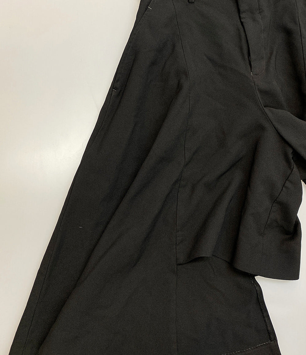 COMME des GARCONS HOMME PLUS エステルシンプルパンツ ブラック 2024SS PM-P0404 メンズ SIZE XS コムデギャルソンオムプリュス