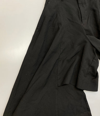 COMME des GARCONS HOMME PLUS エステルシンプルパンツ ブラック 2024SS PM-P0404 メンズ SIZE XS コムデギャルソンオムプリュス