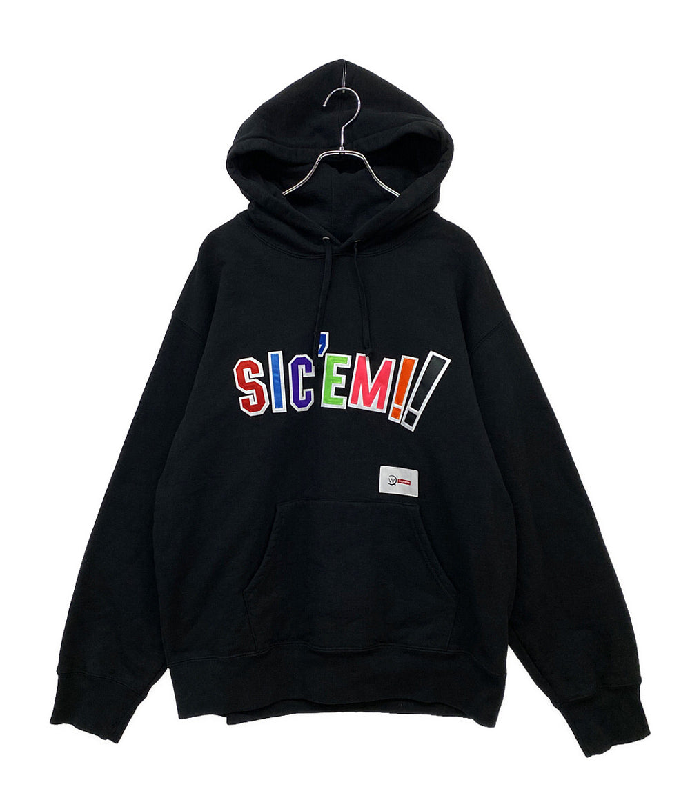 Supreme×WTAPS ダブルタップス スウェットパーカー ブラック メンズ SIZE L シュプリーム