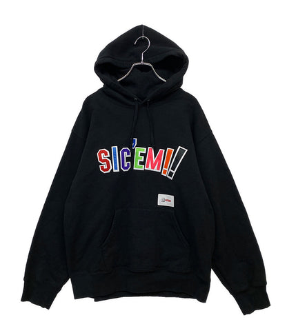 Supreme×WTAPS ダブルタップス スウェットパーカー ブラック メンズ SIZE L シュプリーム