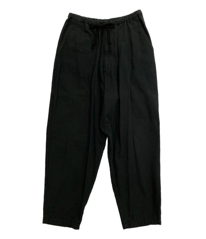 コモリ テーパードパンツ ブラック 24ss Z01-03013 メンズ SIZE 1 COMOLI