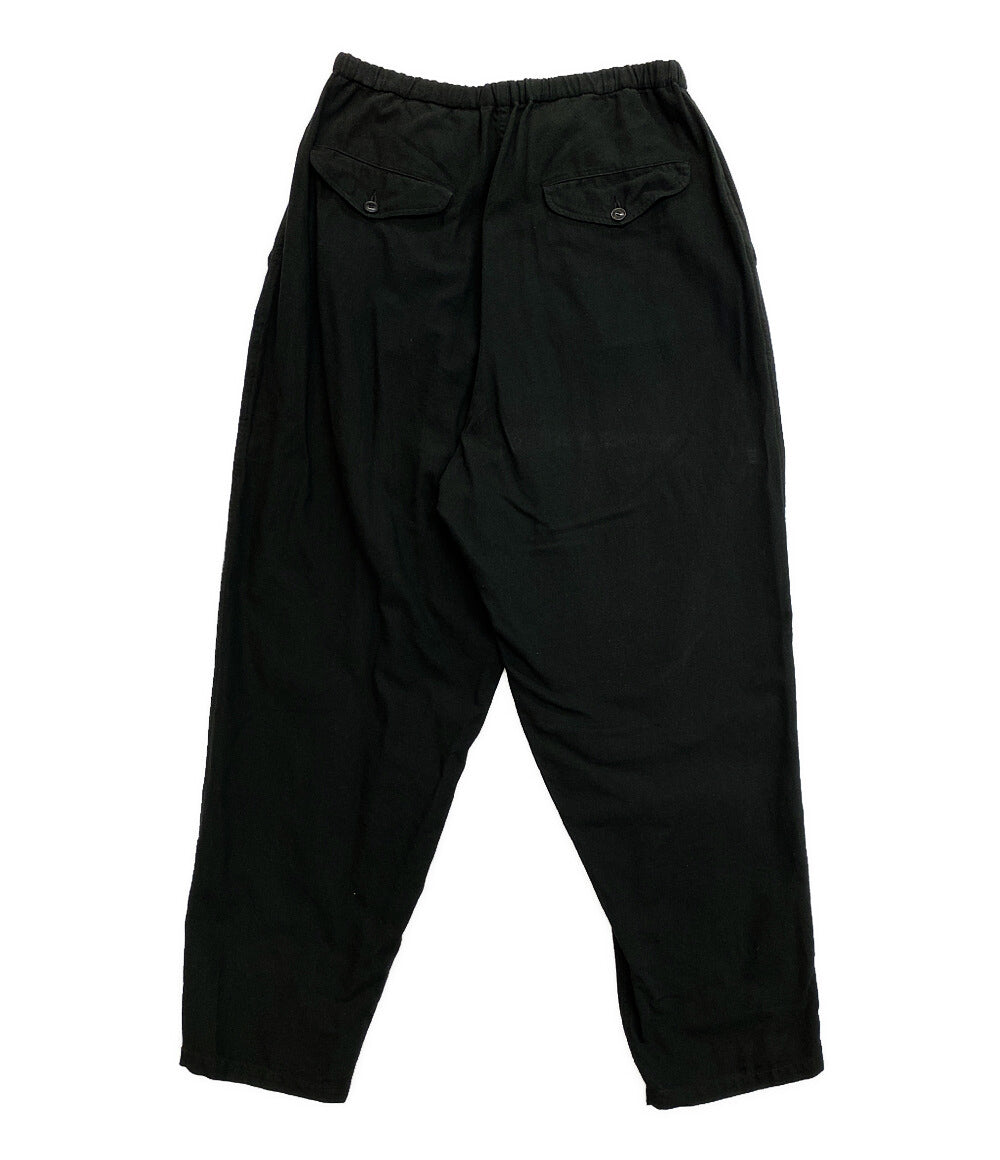 コモリ テーパードパンツ ブラック 24ss Z01-03013 メンズ SIZE 1 COMOLI