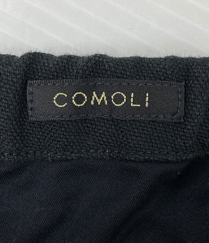 コモリ テーパードパンツ ブラック 24ss Z01-03013 メンズ SIZE 1 COMOLI