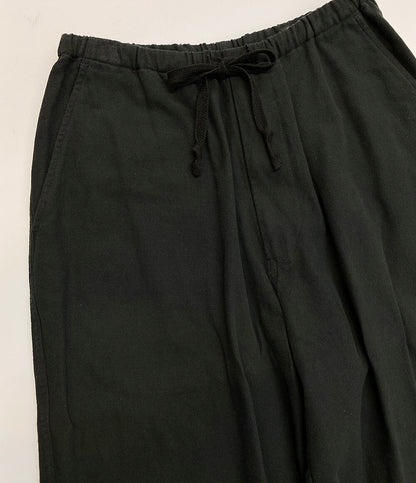 コモリ テーパードパンツ ブラック 24ss Z01-03013 メンズ SIZE 1 COMOLI