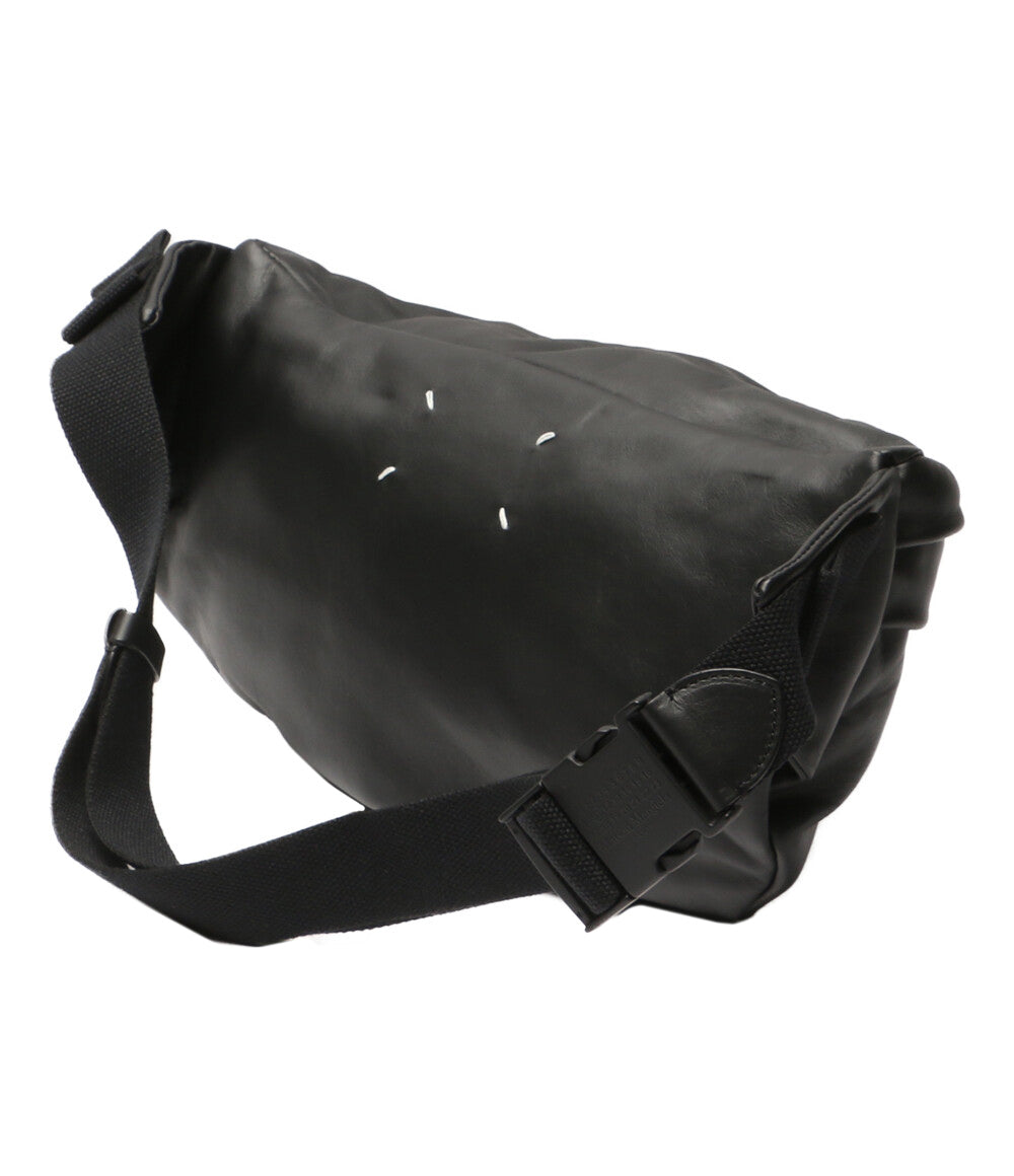 正規店購入　Maison Margiela ボディバッグ ブラック Maison Margiela ボディバッグ ブラック マルジェラ