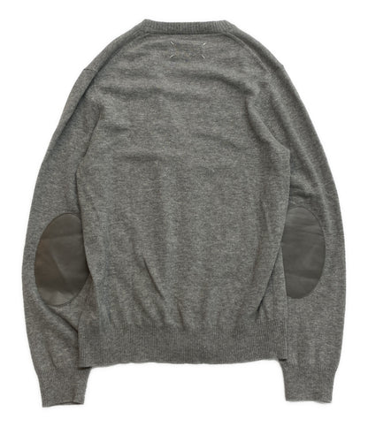 美品 Maison Margiela エルボーパッチカーディガン GRY メンズ SIZE 1 メゾンマルジェラ