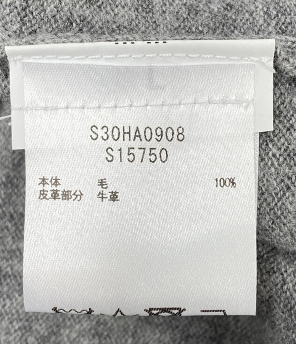 美品 Maison Margiela エルボーパッチカーディガン GRY メンズ SIZE 1 メゾンマルジェラ