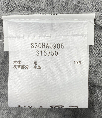 美品 Maison Margiela エルボーパッチカーディガン GRY メンズ SIZE 1 メゾンマルジェラ